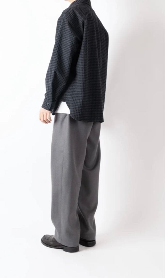 cornier ウールパンツ　TOPBLACK Lサイズ