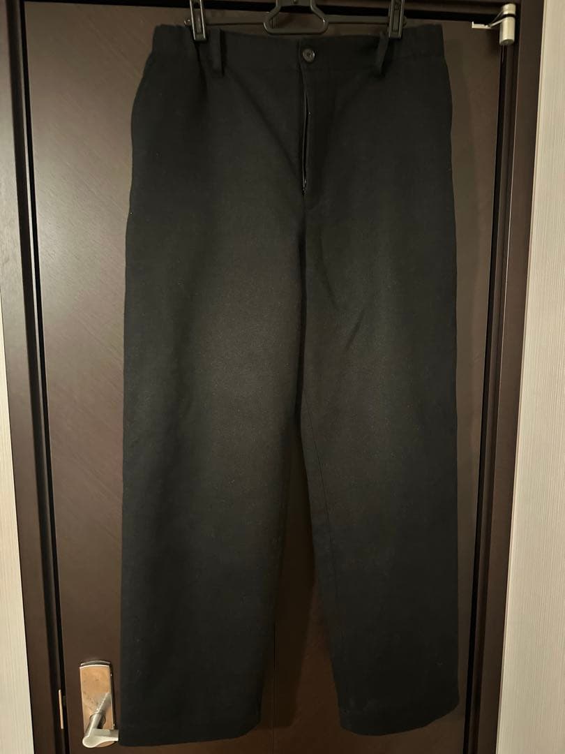 cornier ウールパンツ　TOPBLACK Lサイズ