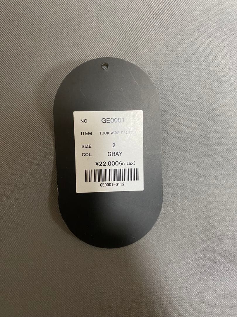 パンツ GOAT ESSENCE TUCK WIDE PANTS size2