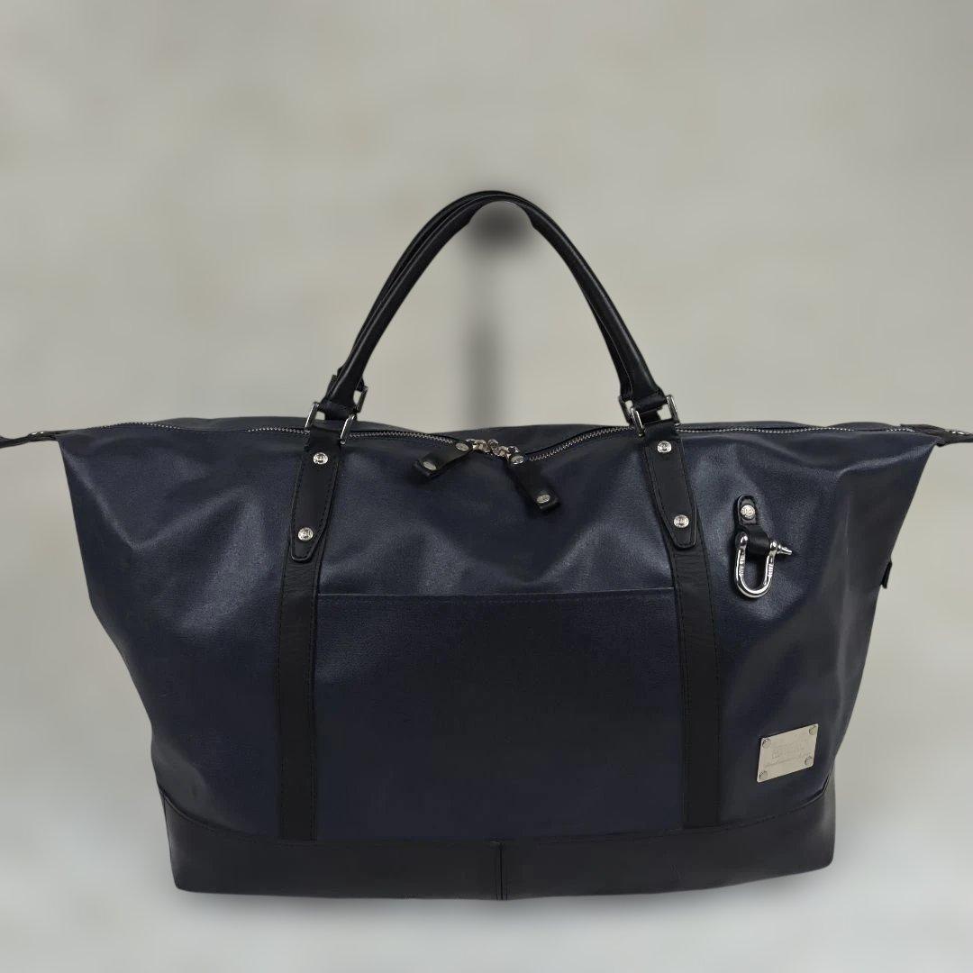 ✨極美品✨ SEAL 森野帆布 コラボ ボストンバッグ 2way タイヤ 紺黒