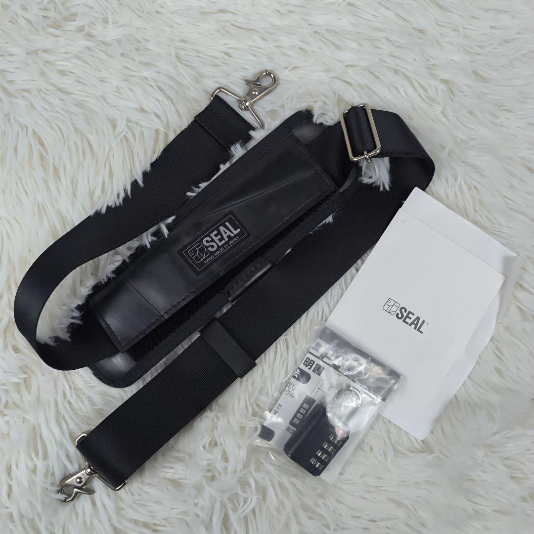 ✨極美品✨ SEAL 森野帆布 コラボ ボストンバッグ 2way タイヤ 紺黒