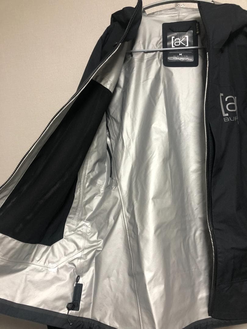 未使用 バートン AK サージェンス ゴアテックス シェル ジャケット 黒 M