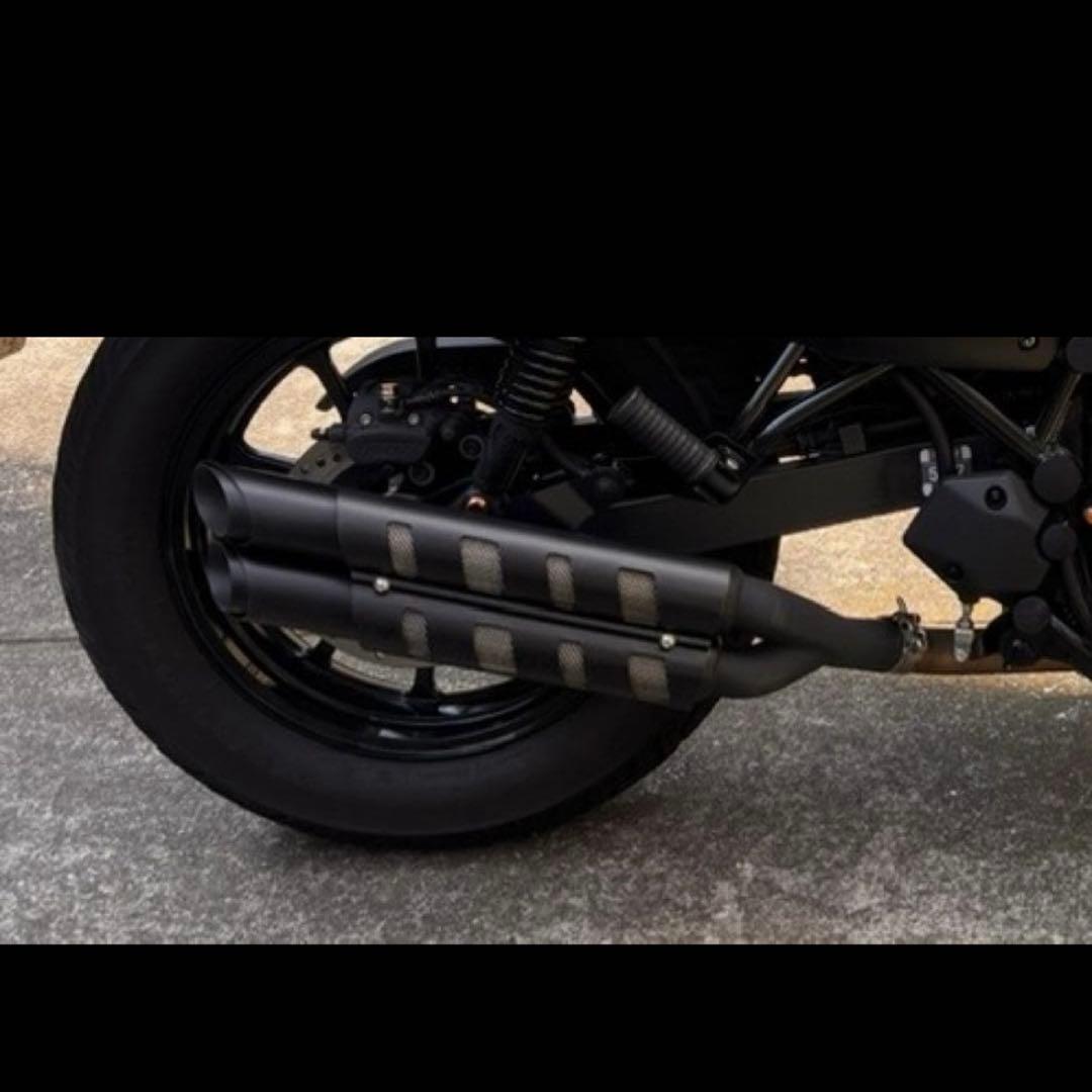 新型エリミネーター　スリップオンマフラー ノーブランド品　クロスツイン