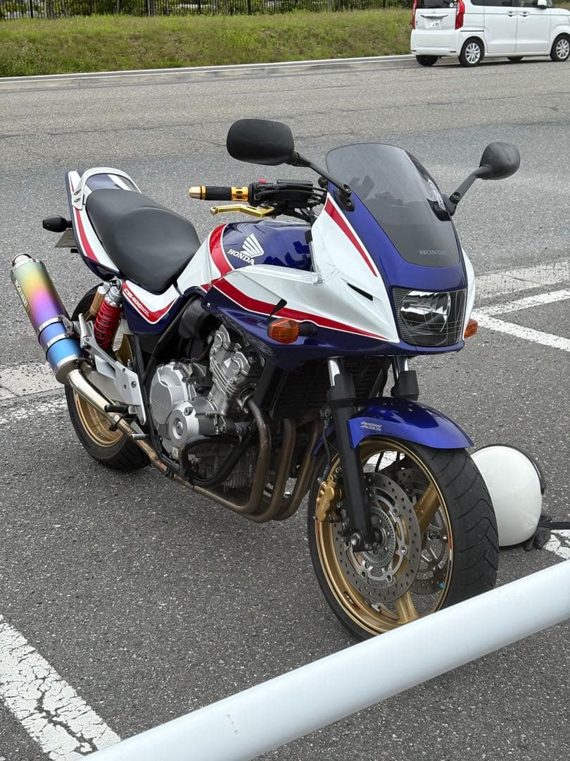 CB400SF SB NC42 モリワキ ZERO チタン スリップオンマフラー