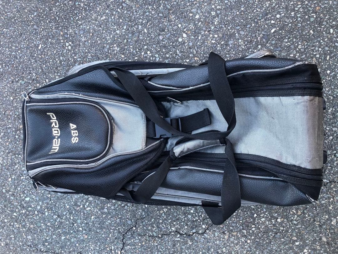 ABS PRO-AM ボウリング用バッグ 3個入れ　キャスター付き