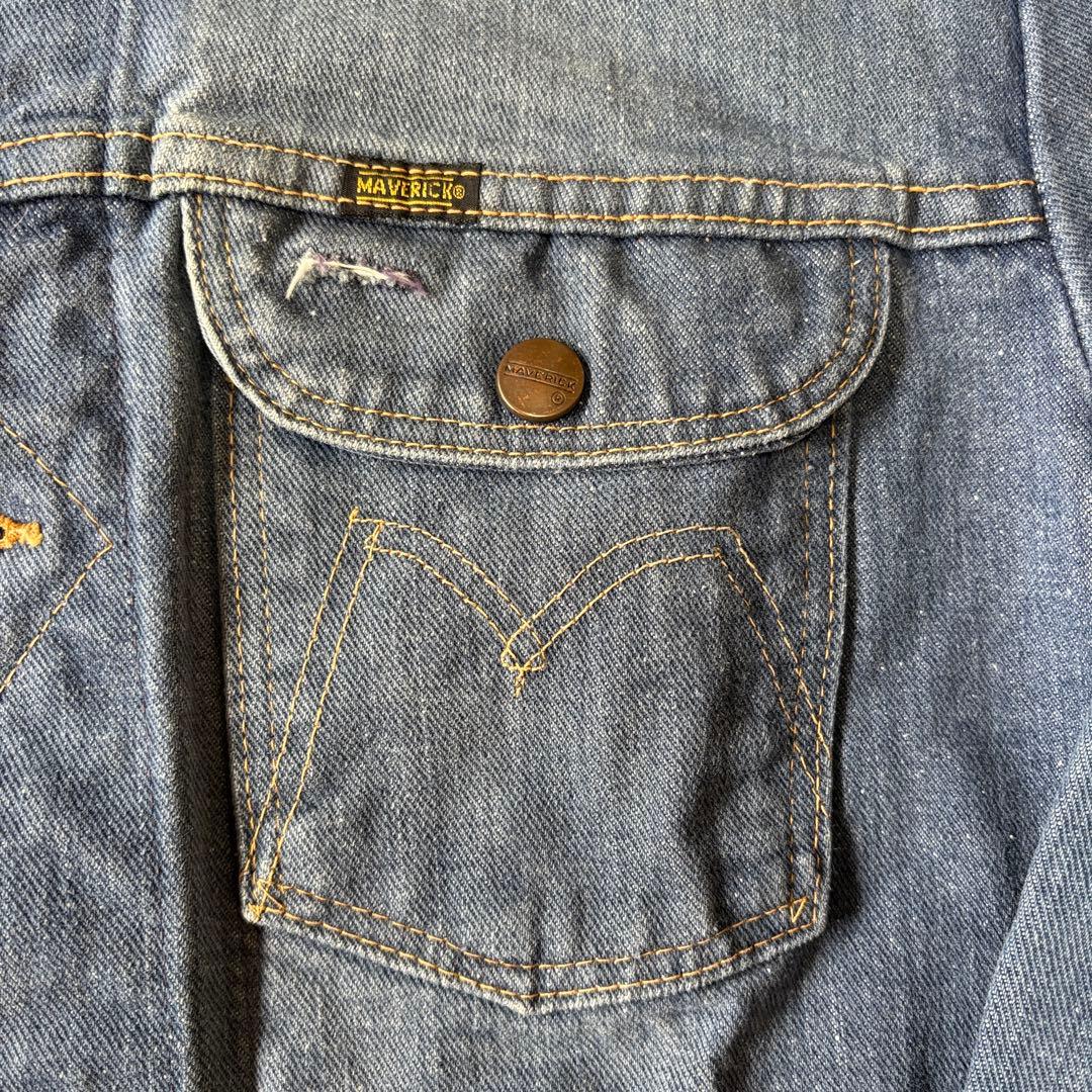 マーベリック 70s USA製 124MJ型 デニムジャケット 左綾 ジージャン