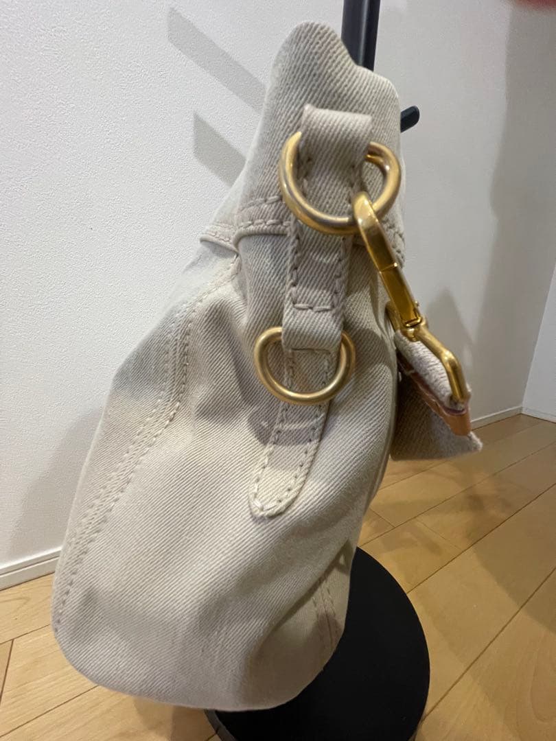 PRADA カナパ　トートバッグ　ベージュ