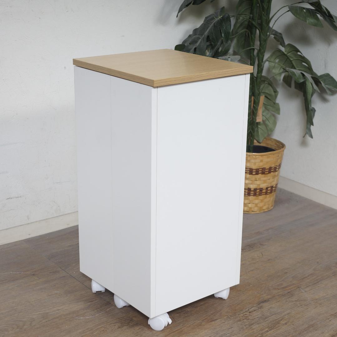 フォロー割【新品】コスメワゴン　大容量収納　ドレッサー　シンプル　北欧風