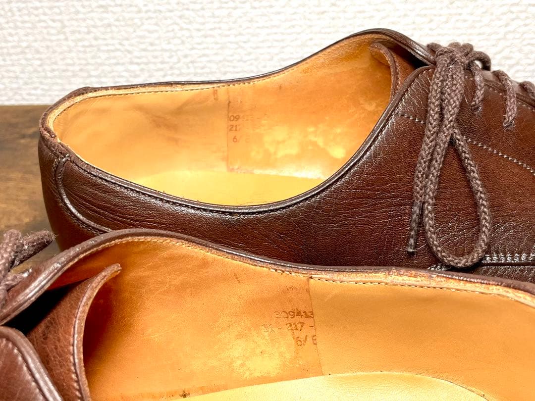 廃盤◎ J.M.WESTON GOLF ダークブラウン オールソール 6E 革靴