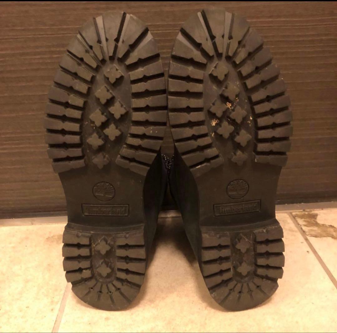 Timberland ティンバーランド ブラック パープル 26.0 希少