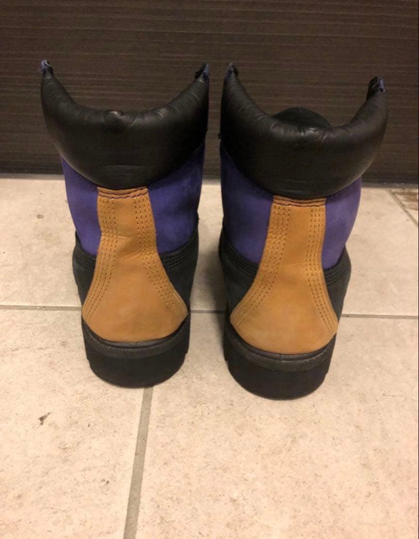 Timberland ティンバーランド ブラック パープル 26.0 希少