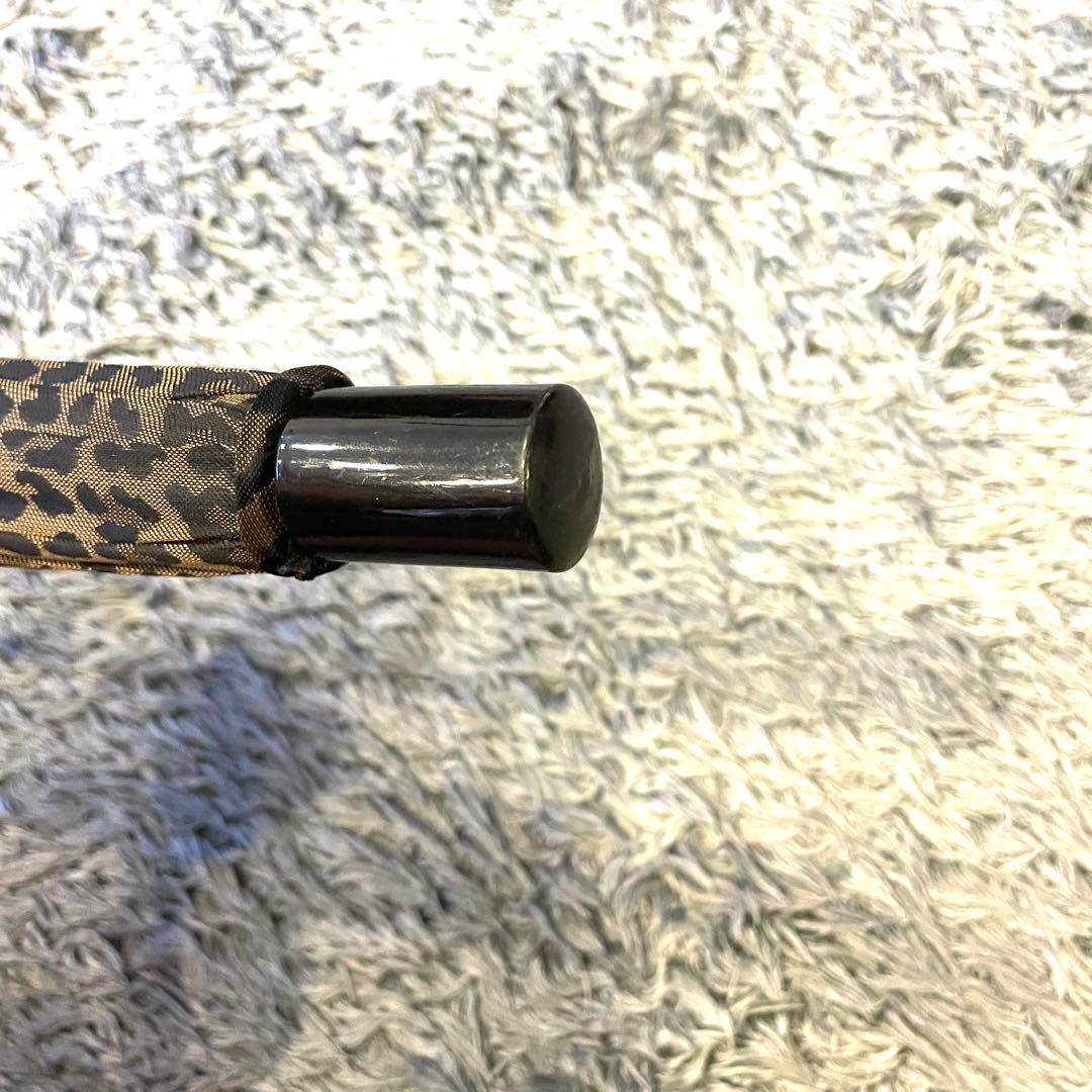 【美品】FENDI フェンディ ブランド 傘 レオパード 豹柄 ブラウン系