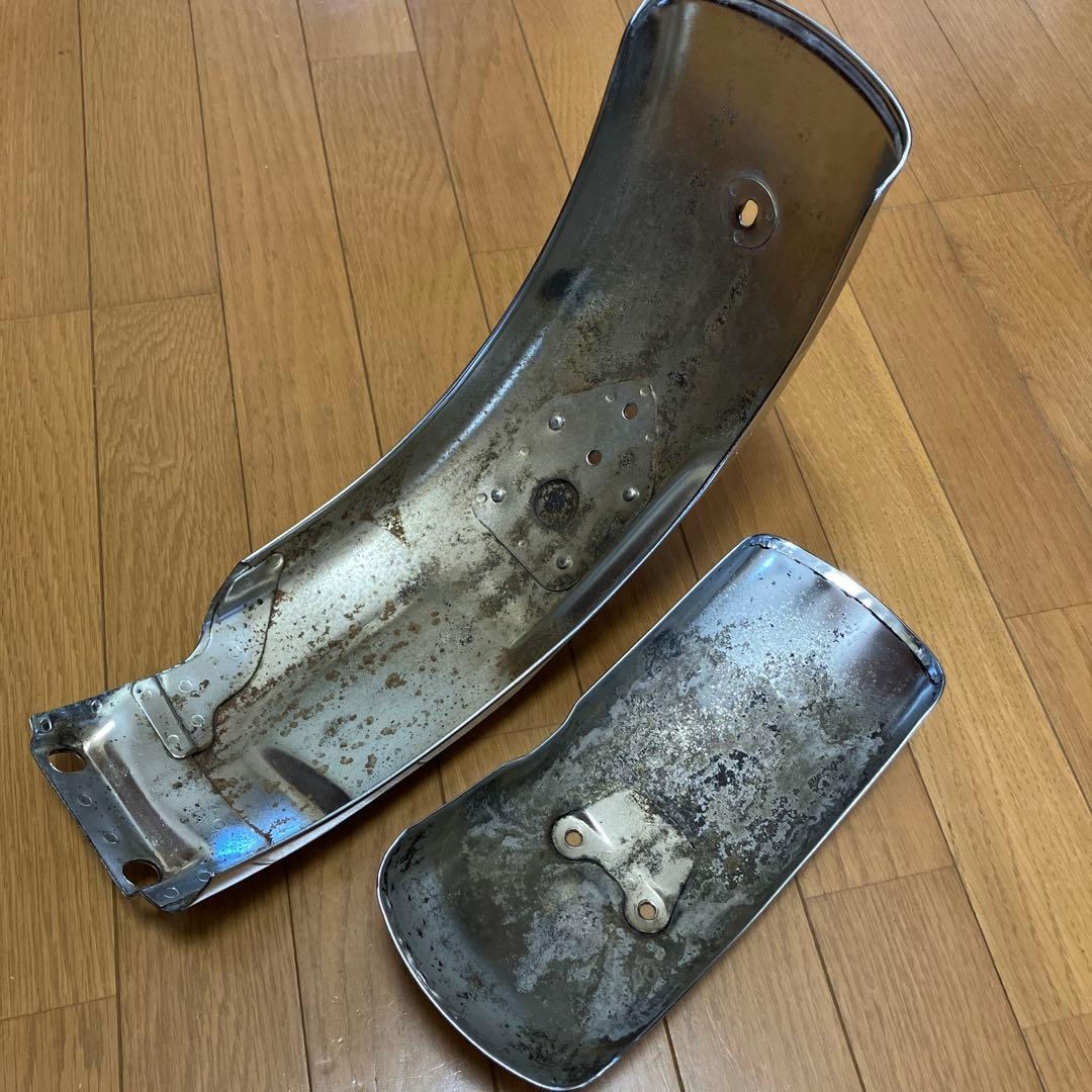 4Lモンキー純正クロームフェンダーセット前後