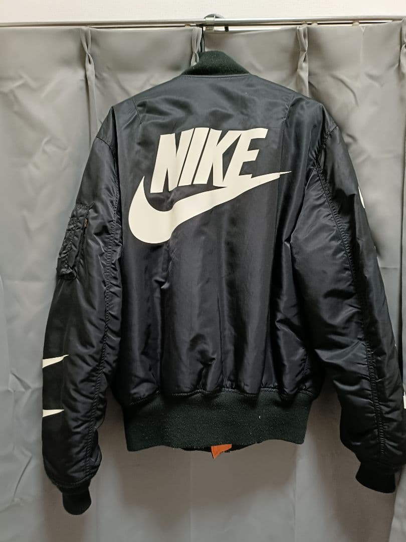 松*弘様 ALPHA INDUSTRIES MA-1ジャケット ナイキロゴ入り