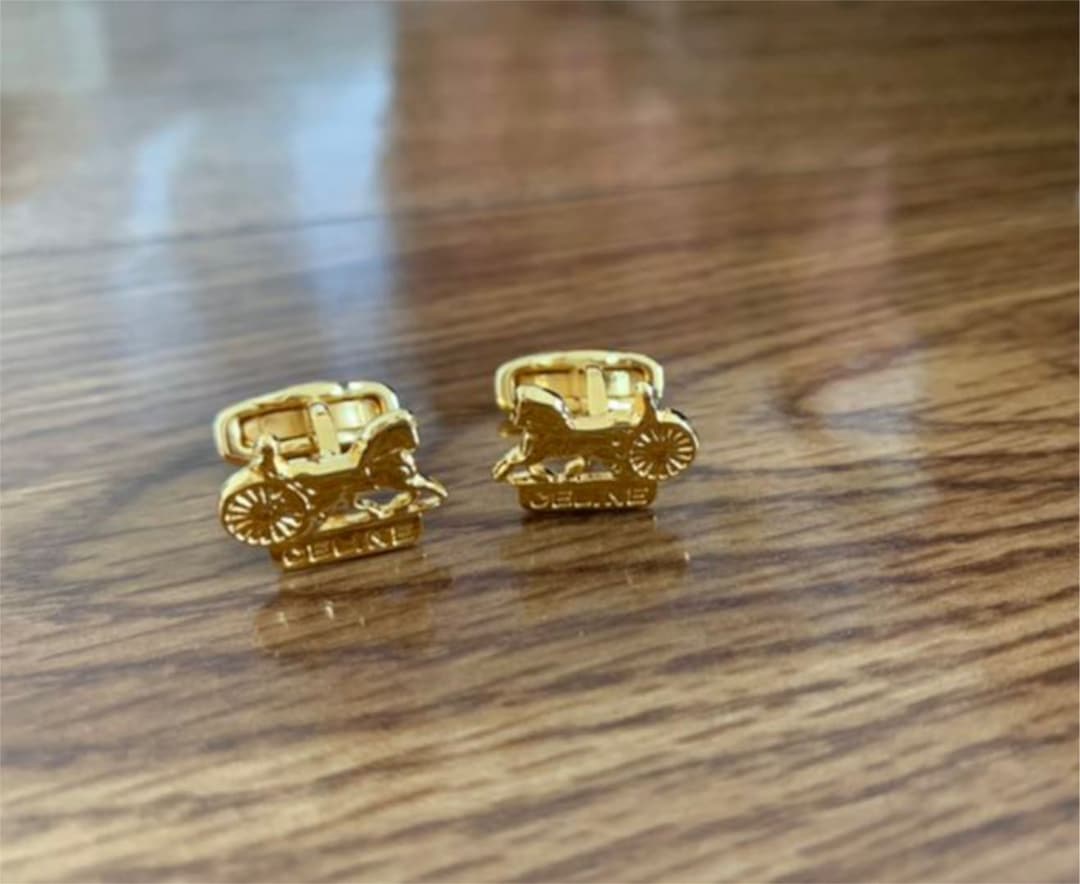 CELINE◎ネクタイピン カフス◎未使用品