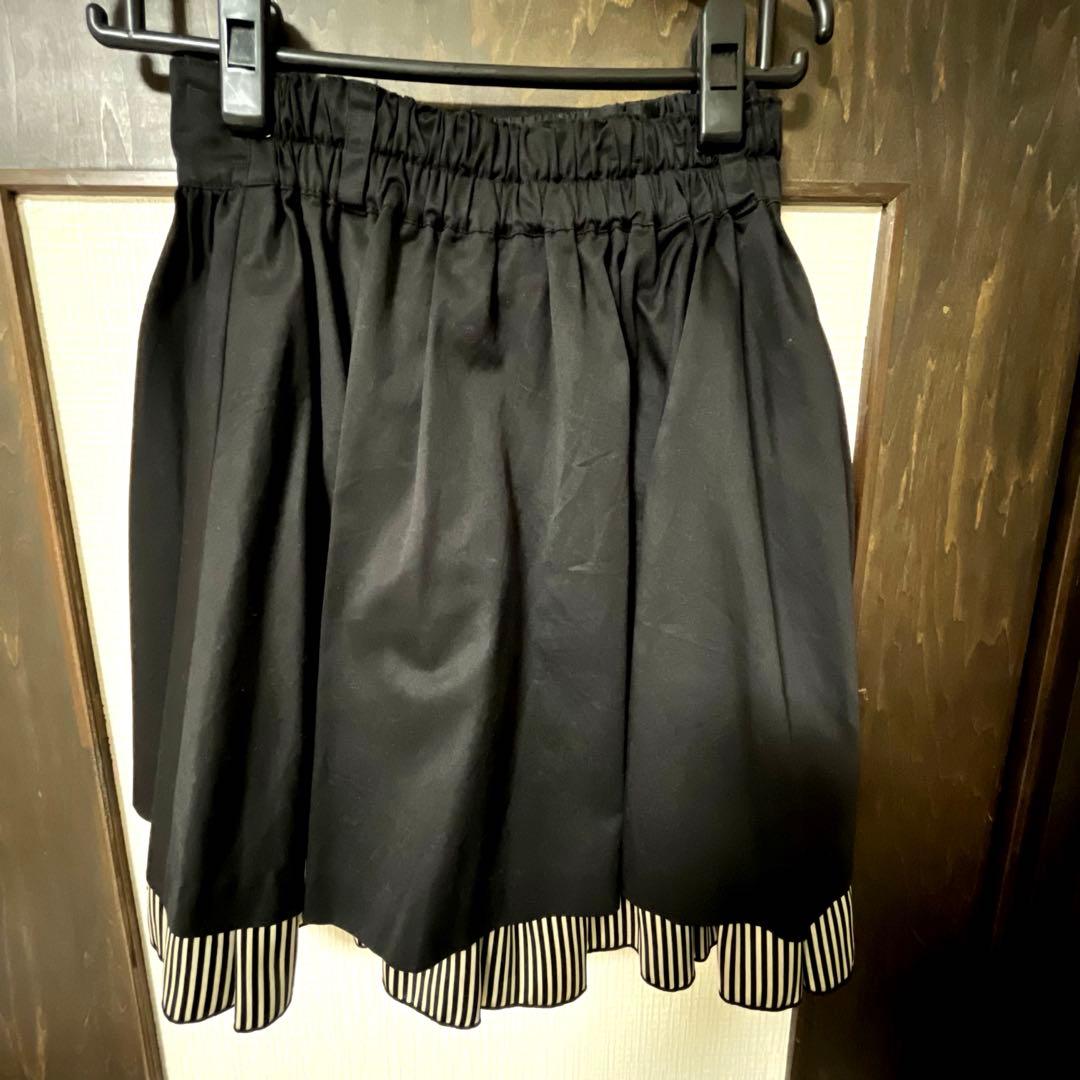 PEACE NOW（ピースナウ）　ミニスカート　黒