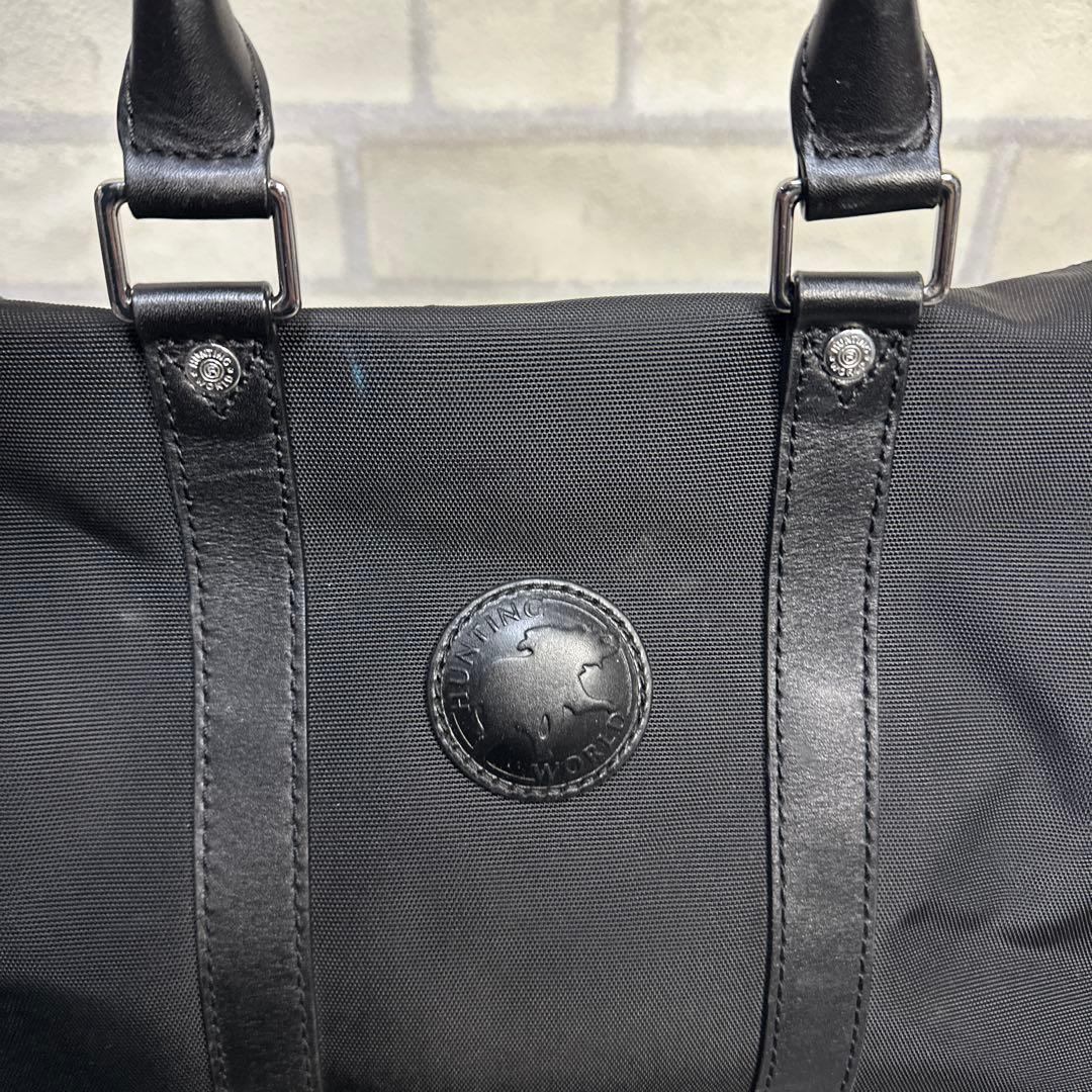 メルセデスベンツ×ハンティングワールド ボストンバッグ ブラック 希少