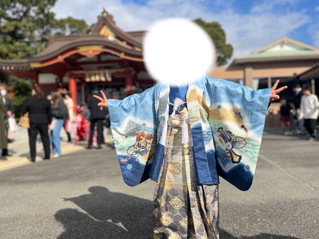 七五三 男の子 着物 5歳 フルセット