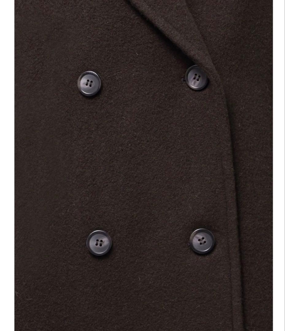 ダークブラウン チェスターコート