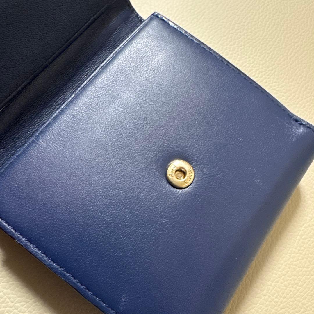 ポールスミス 財布 二つ折り財布 青(ブルー)
