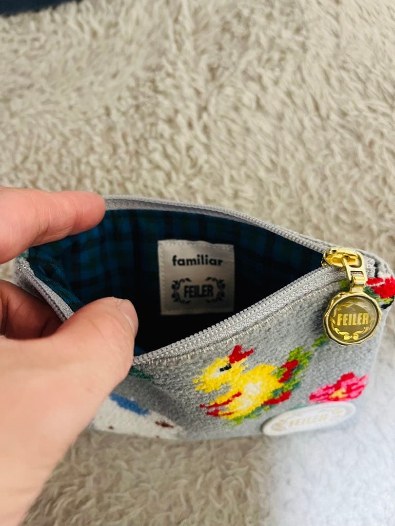 フェイラー　ファミリア　ティッシュポーチ　美品