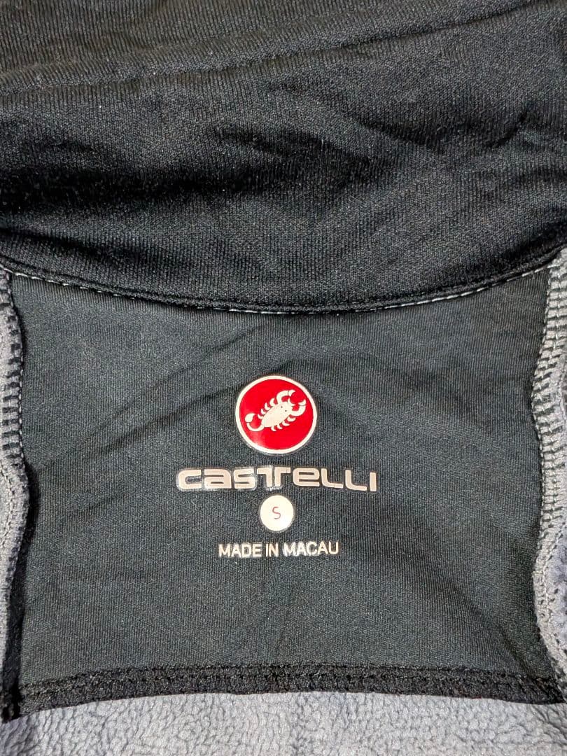 Castelli カステリ サイクルジャケット 長袖 冬用　S ブラック 黒