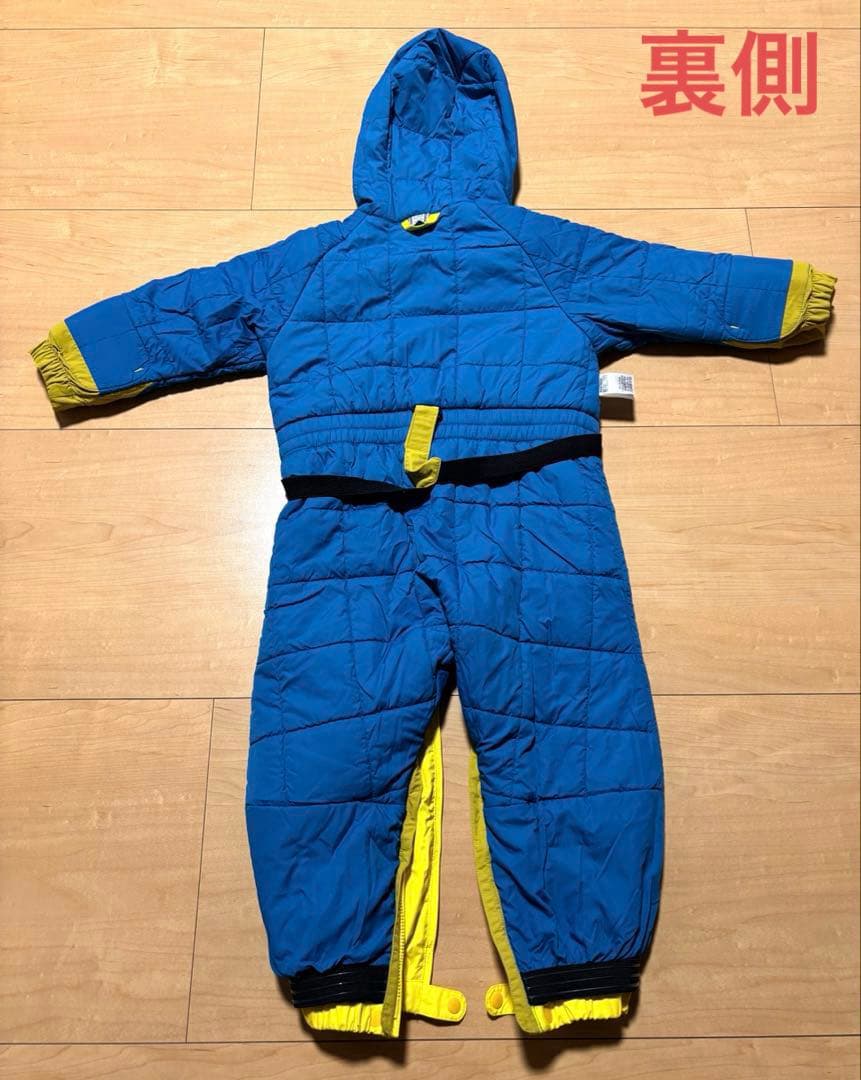【mont-bell】スノーウェア カバーオール イエロー 100cm