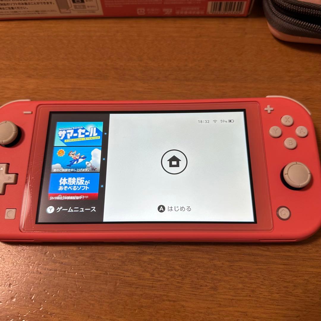 【超美品】Nintendo Switch Lite ピンク 本体