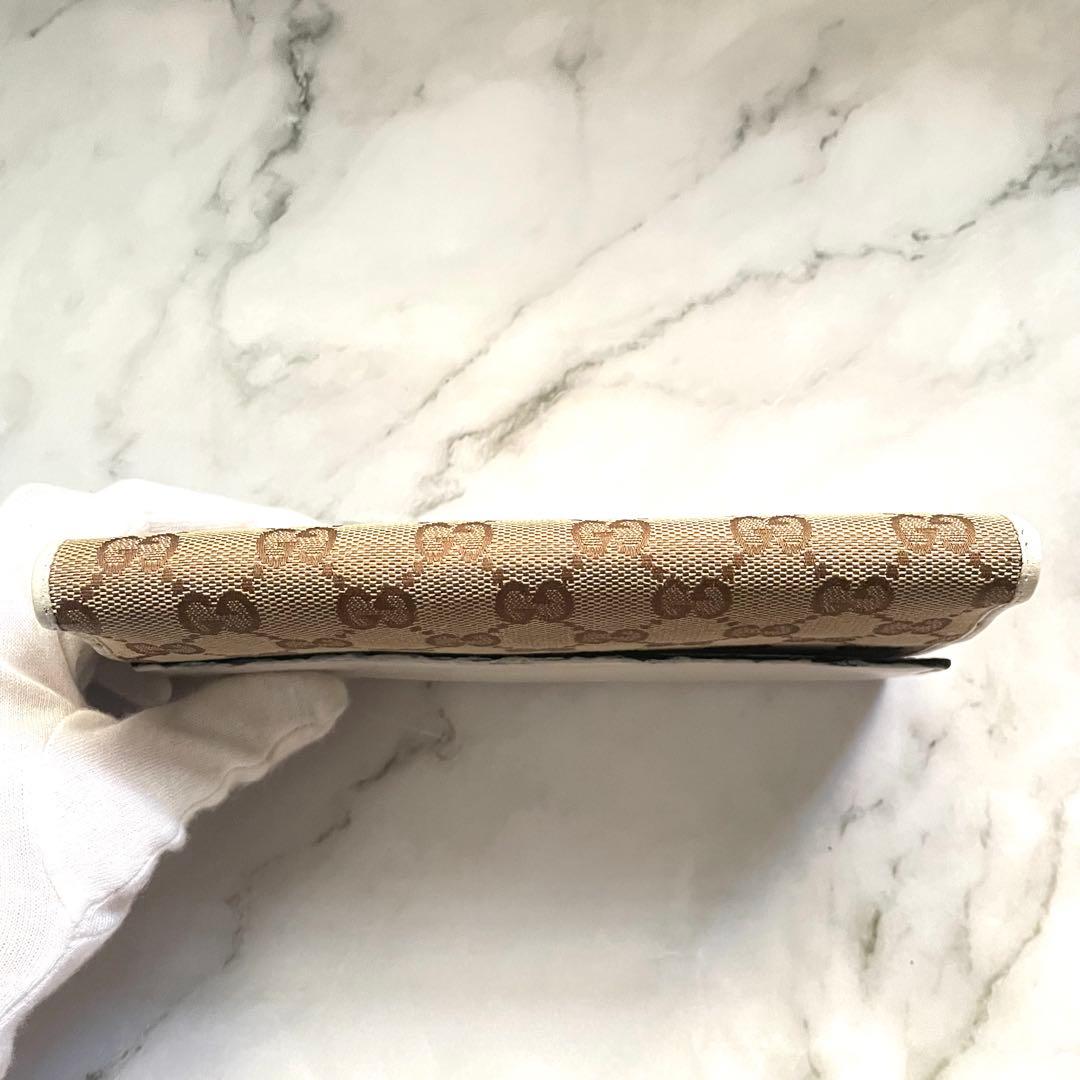 GUCCI グッチ ラブリーハート GGキャンバス 長財布　0115-③