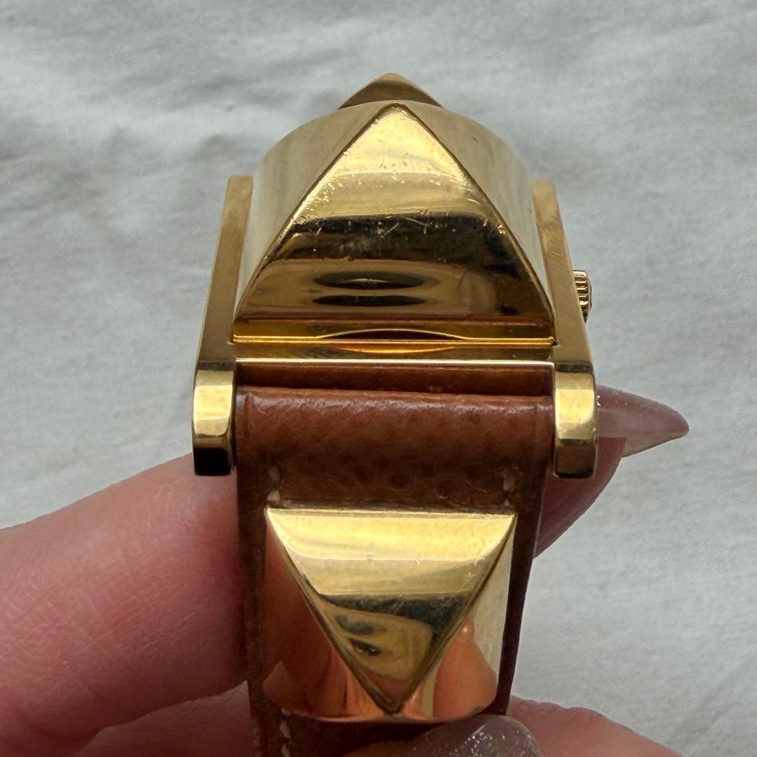 【稼働品】エルメス■メドール レディースウォッチ 96