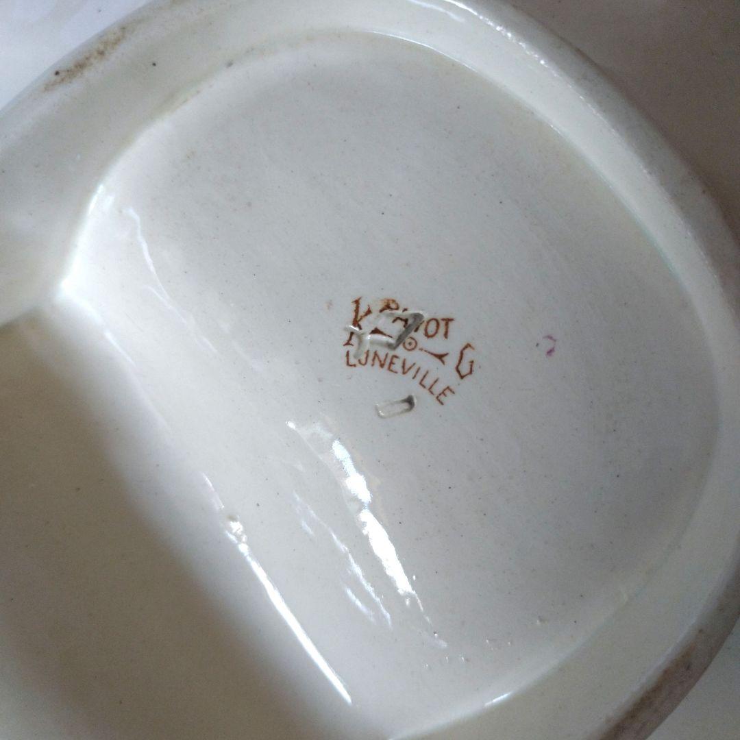 【最終価格】リュネビル　Luneville　フランスアンティーク　プレート