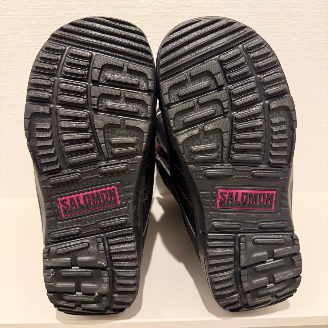 【美品】SALOMON スノボ　SCARLET BOA 25cm サロモン
