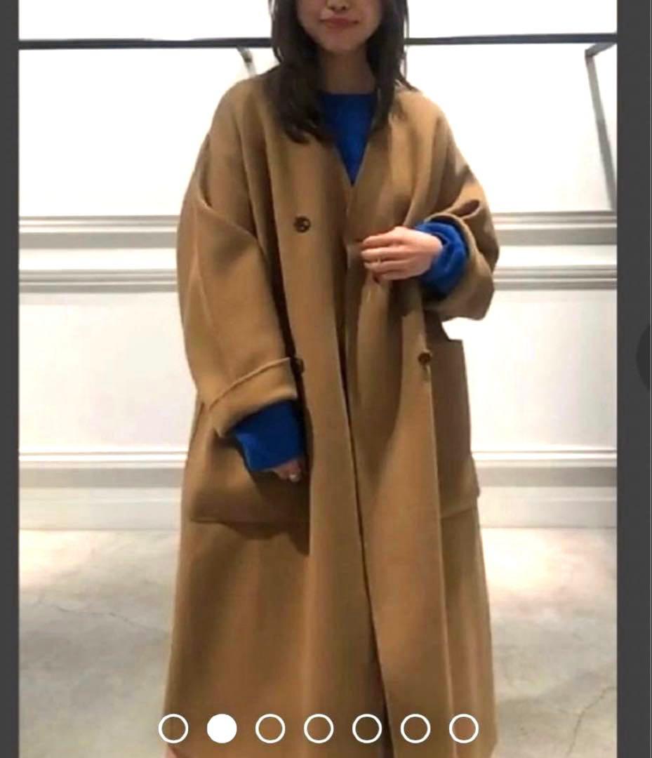 ルシェルブルー　ダブルフェイスビッグポケットコート