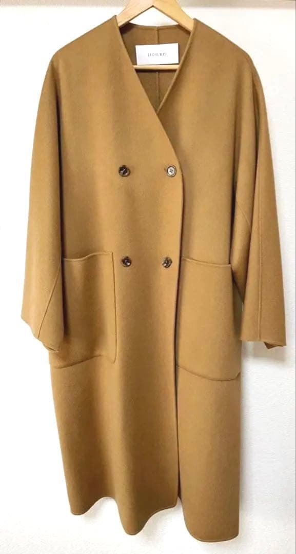 ルシェルブルー　ダブルフェイスビッグポケットコート