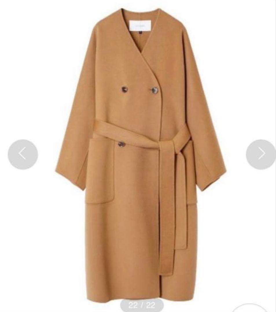 ルシェルブルー　ダブルフェイスビッグポケットコート