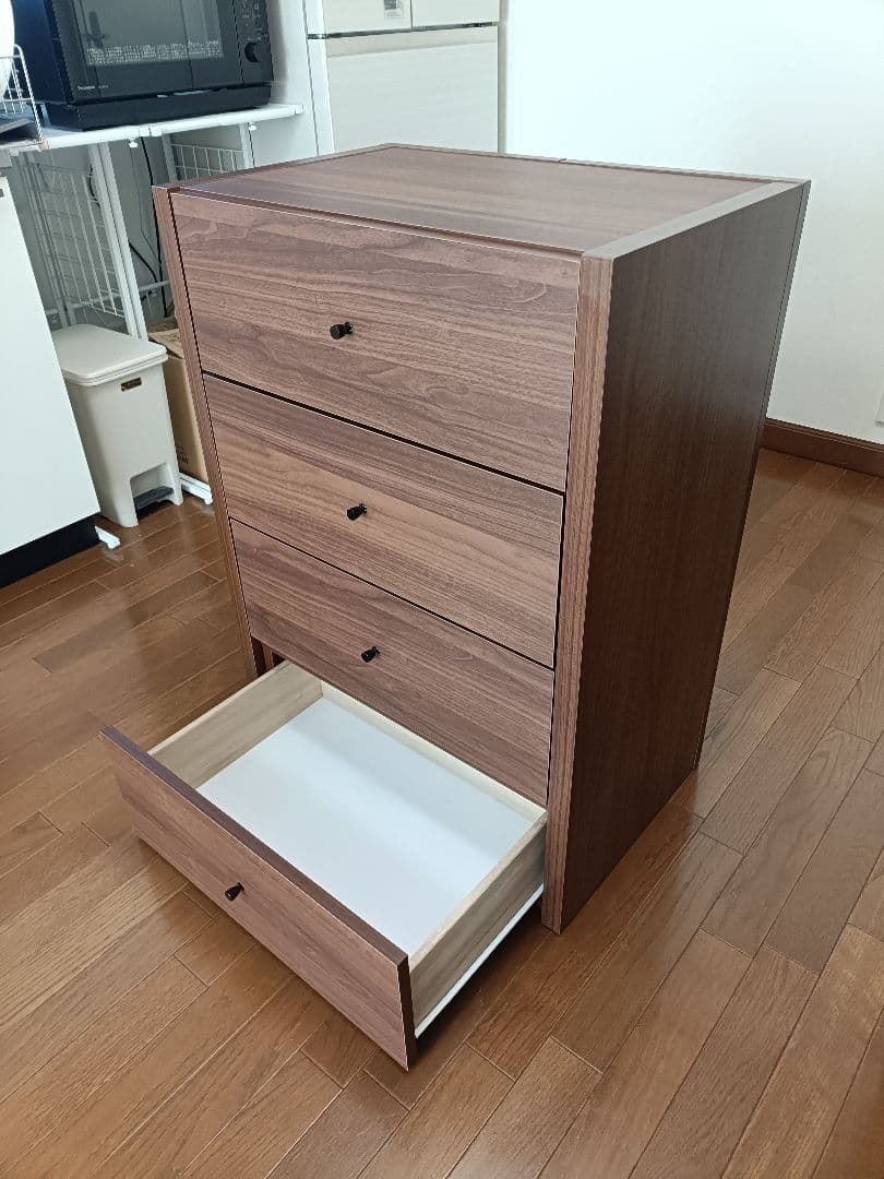 横幅可変式4段チェスト