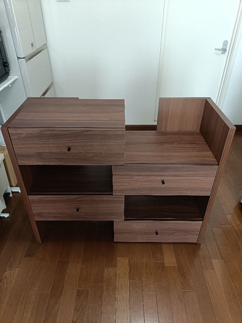 横幅可変式4段チェスト