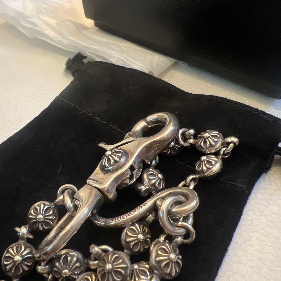 M*6様 CHROME HEARTS 1クリップ2クロスボールウォレットチェーン