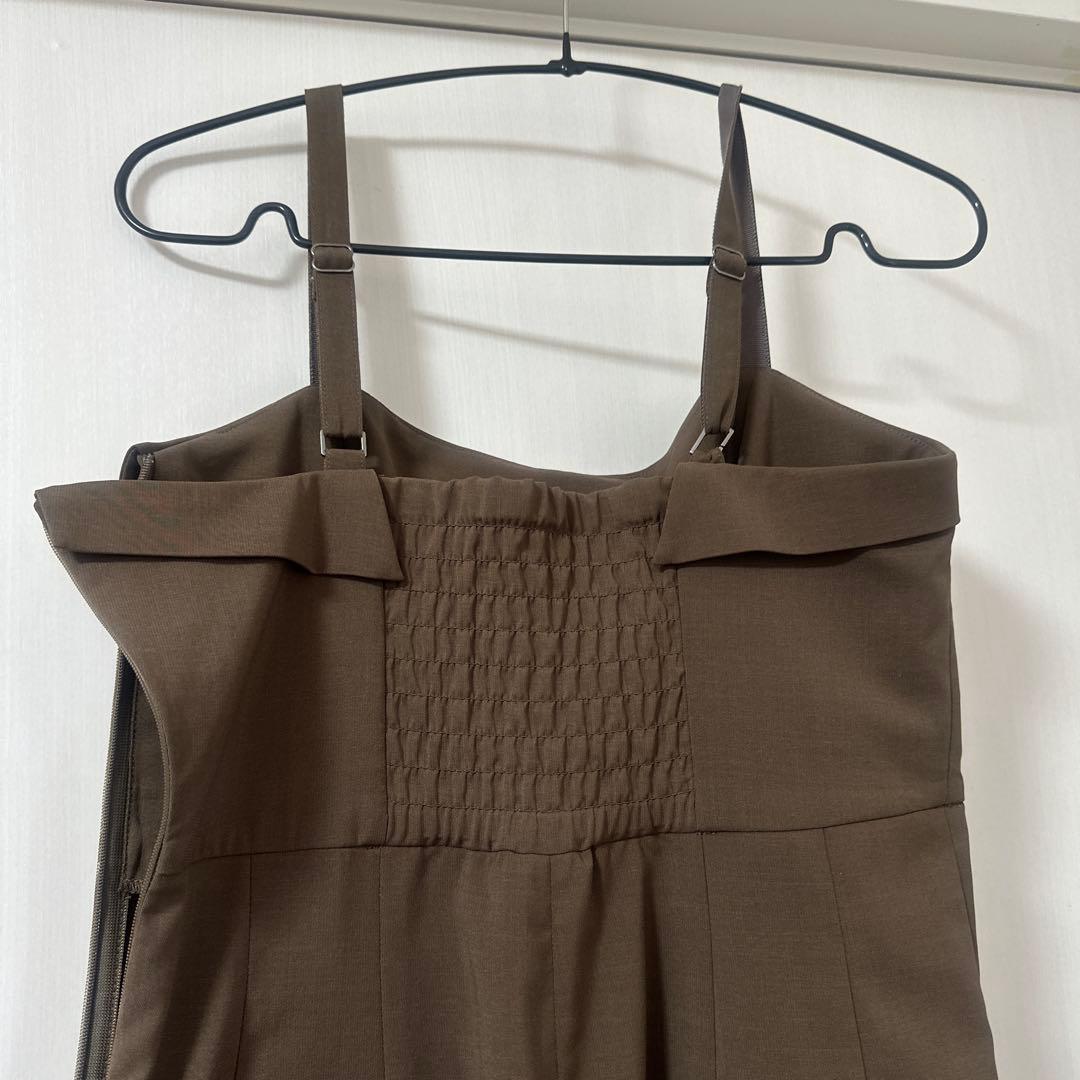 【タグ付き】ココディールCOCO DEAL比翼デザインワイドサロペット