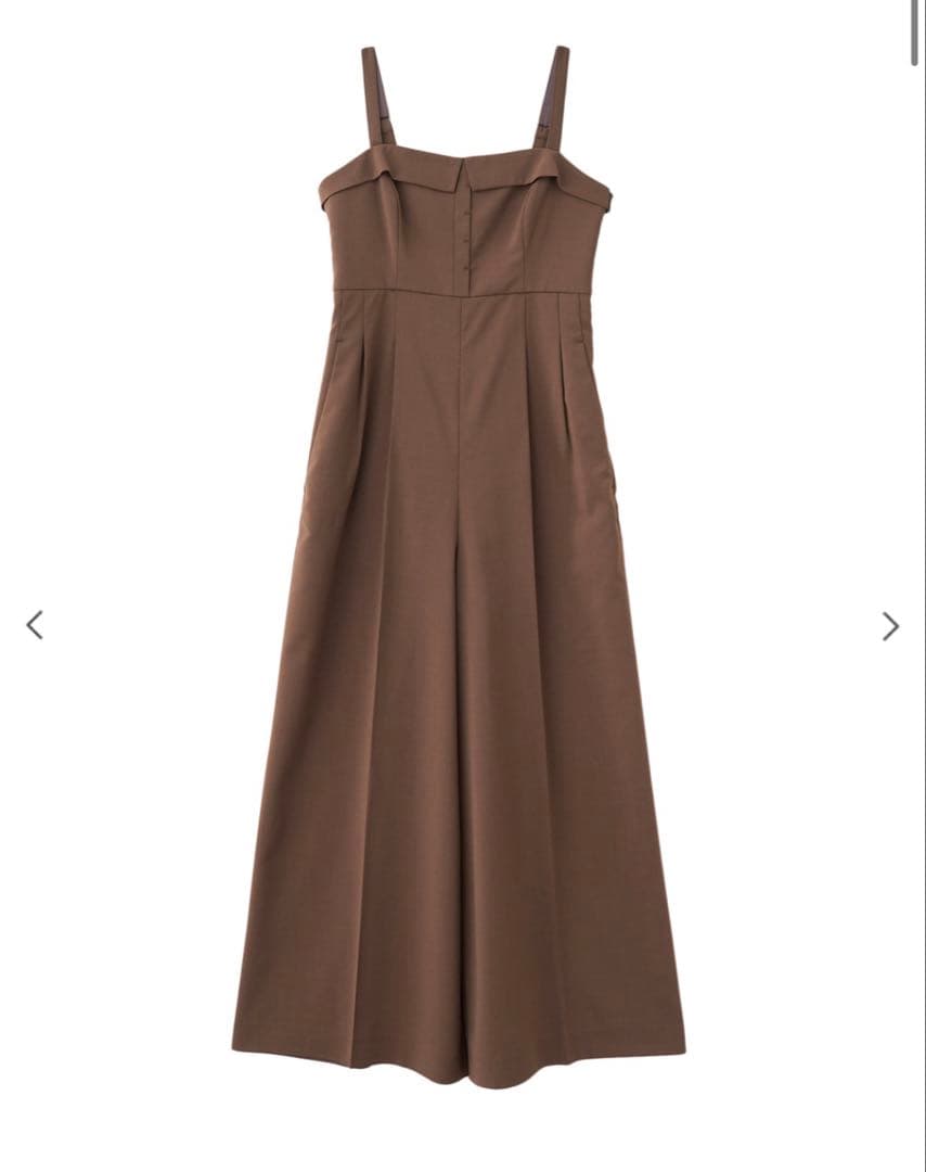 【タグ付き】ココディールCOCO DEAL比翼デザインワイドサロペット