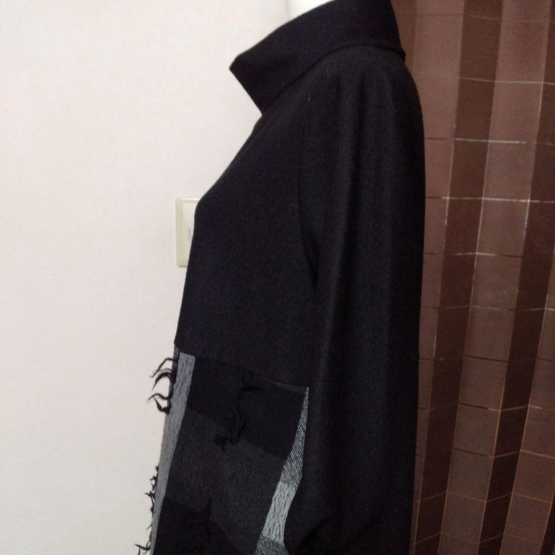 ※専用です※ ジェニーギャルソン裏地付き ハイネックAラインワンピース (黒系)