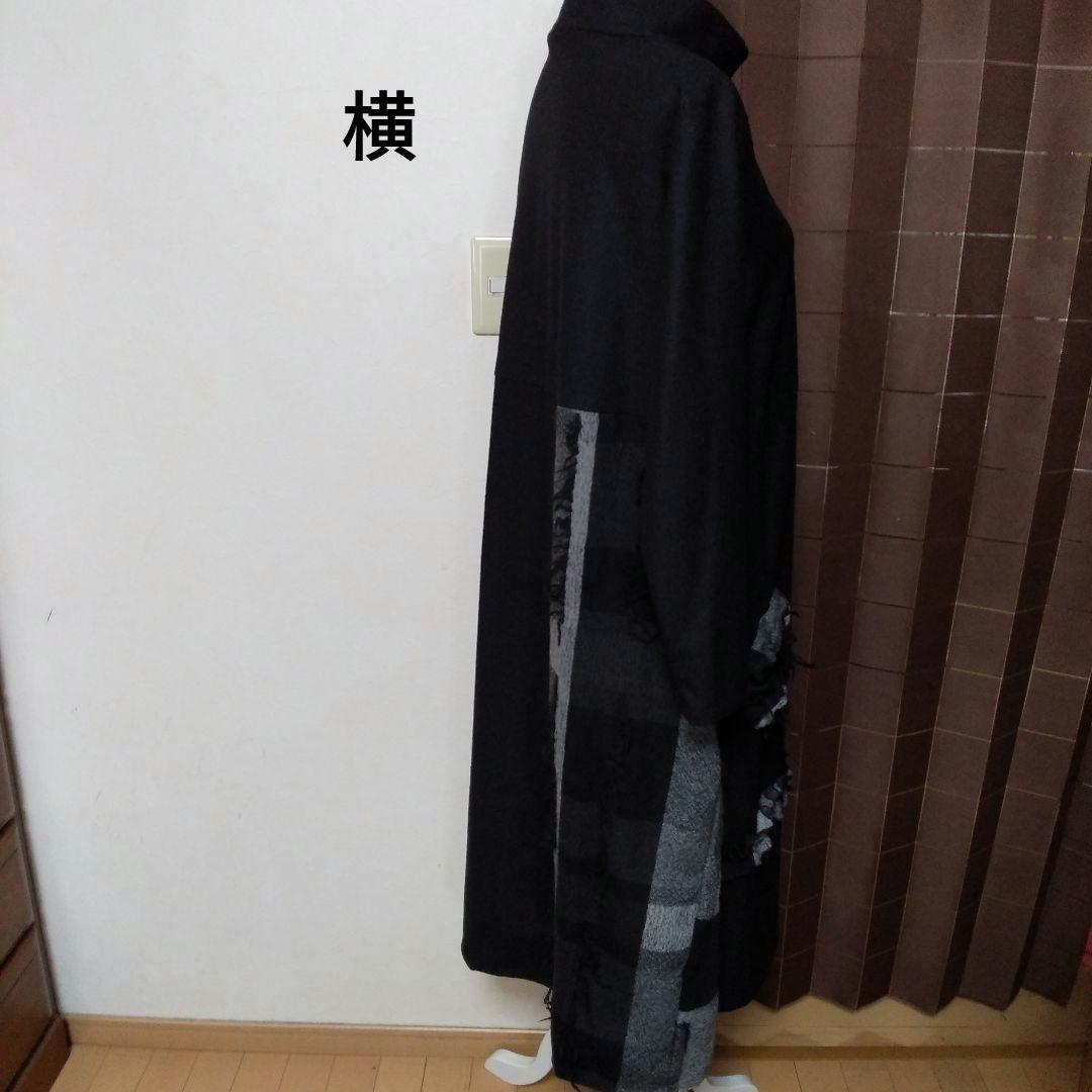 ※専用です※ ジェニーギャルソン裏地付き ハイネックAラインワンピース (黒系)