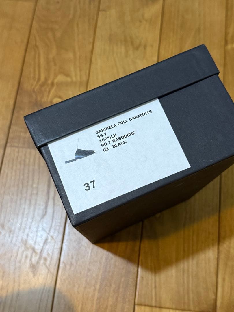 新品未使用品 gabriela coll garments バブーシュ 37