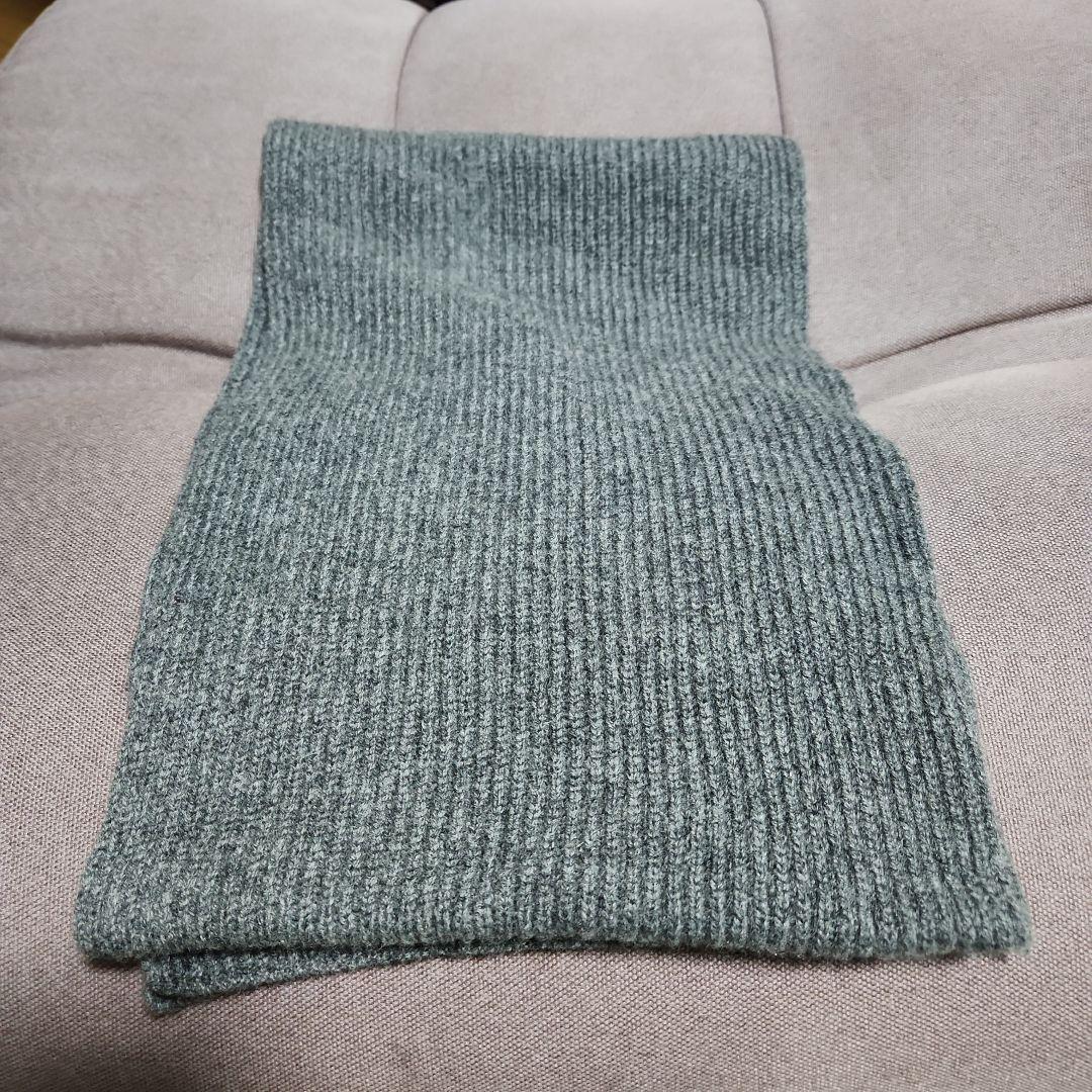 Johnstons of Elgin 100%カシミヤ マフラー グレー