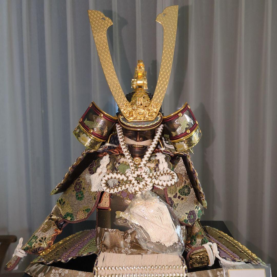 【お値下❗️】五月人形　大鎧　 京都島津　ほぼ未使用保管　高さ約76cm　送料込