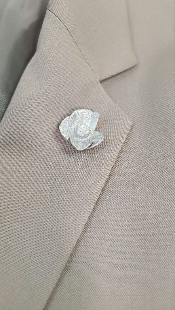 オールモストブラック ウール ジャケット ベージュ 2 ALMOSTBLACK