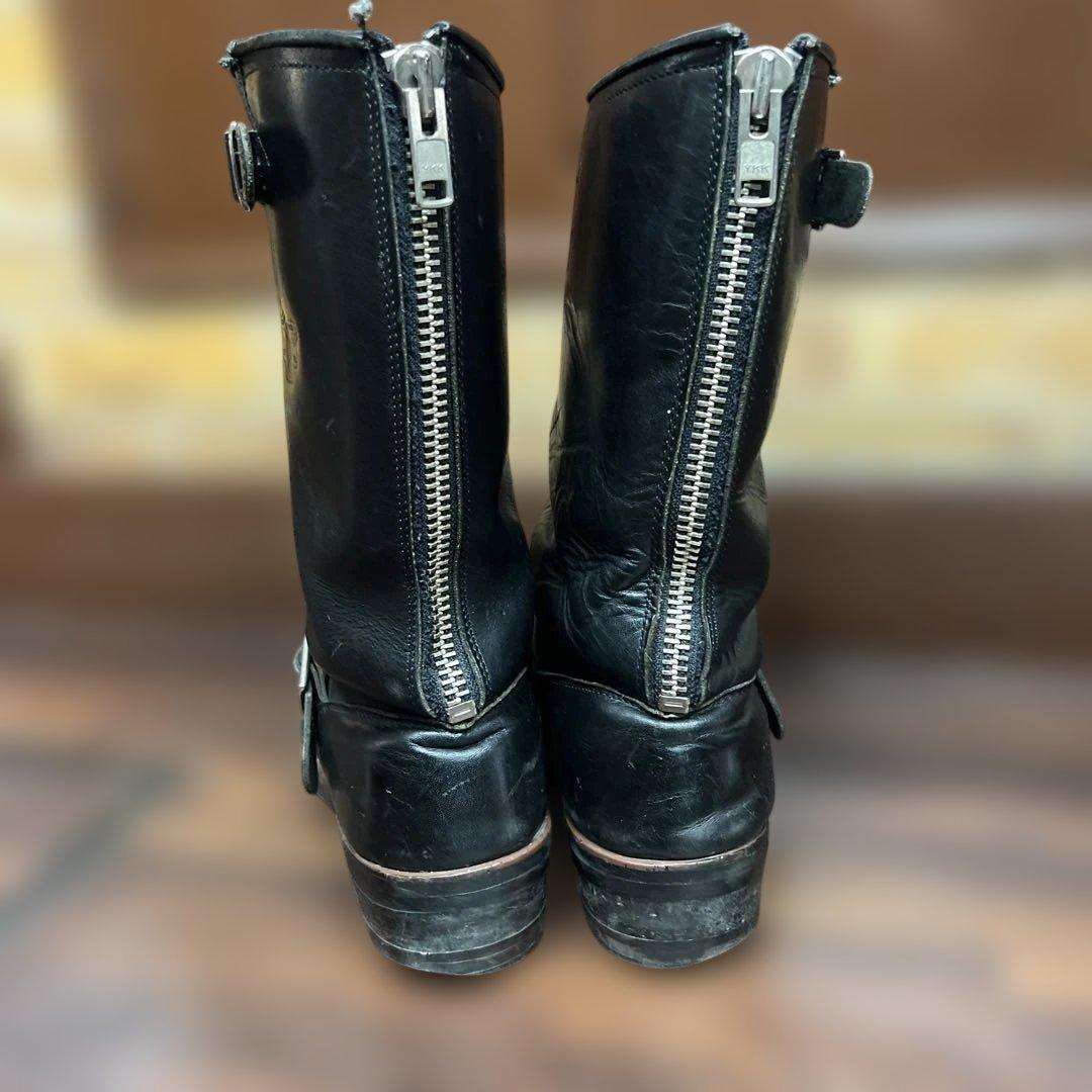 ケ*ジ様 ハーレーダビッドソン ジップアップエンジニアブーツ　91/2