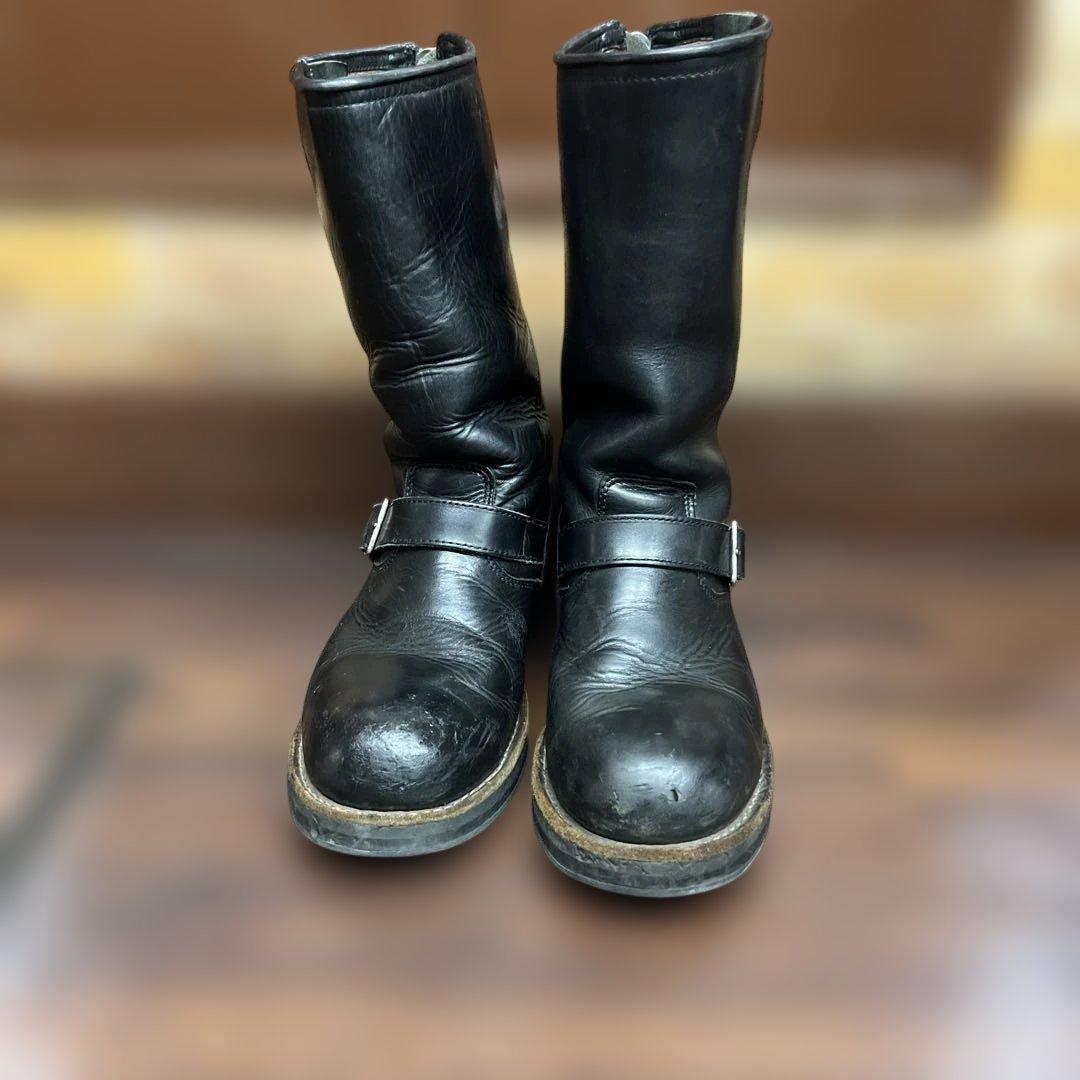 ケ*ジ様 ハーレーダビッドソン ジップアップエンジニアブーツ　91/2