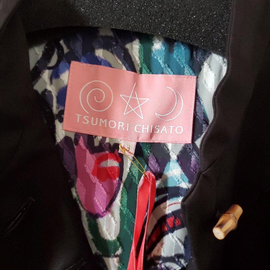 【新品】ツモリチサト ノーカラーロングコート サイズ3 Lサイズ