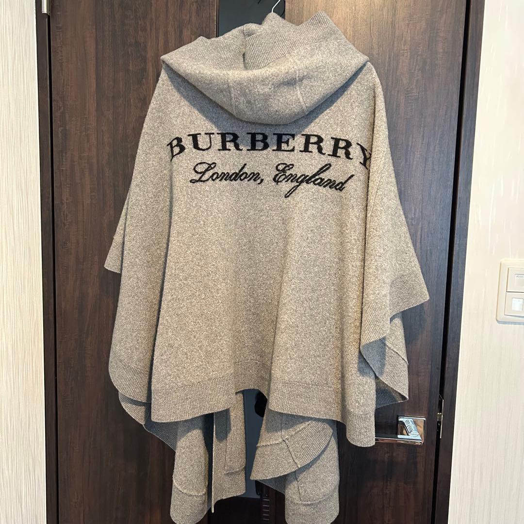 バーバリー BURBERRY London England ポンチョ フード